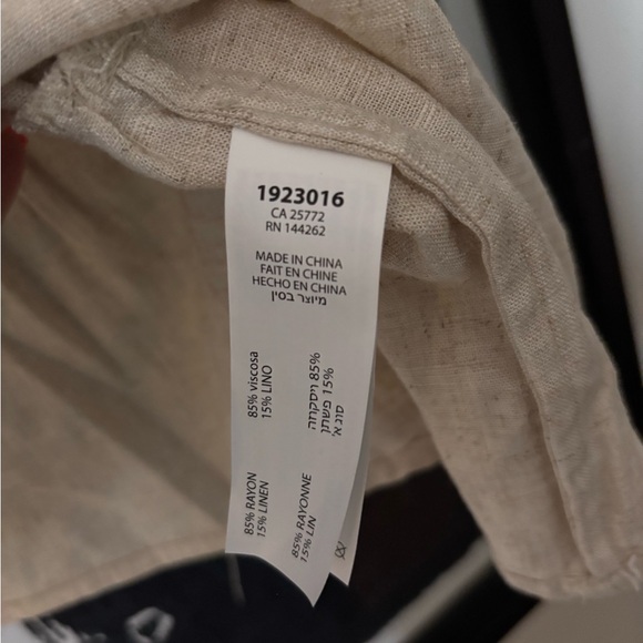 Dex Beige Linen Mix Blouse - Picture 5 of 5